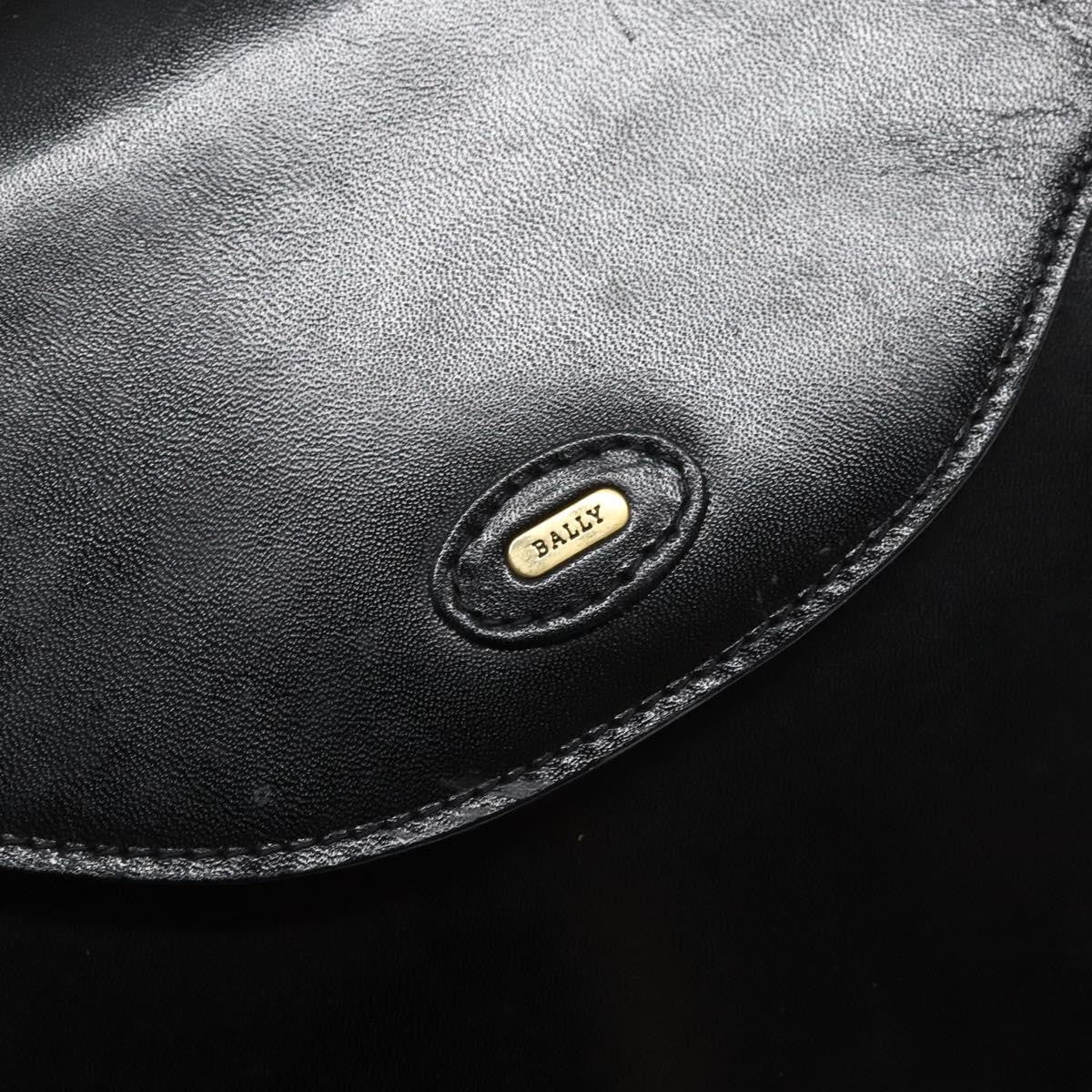 Bally Handbag Leather, Black, Leather, Handbag