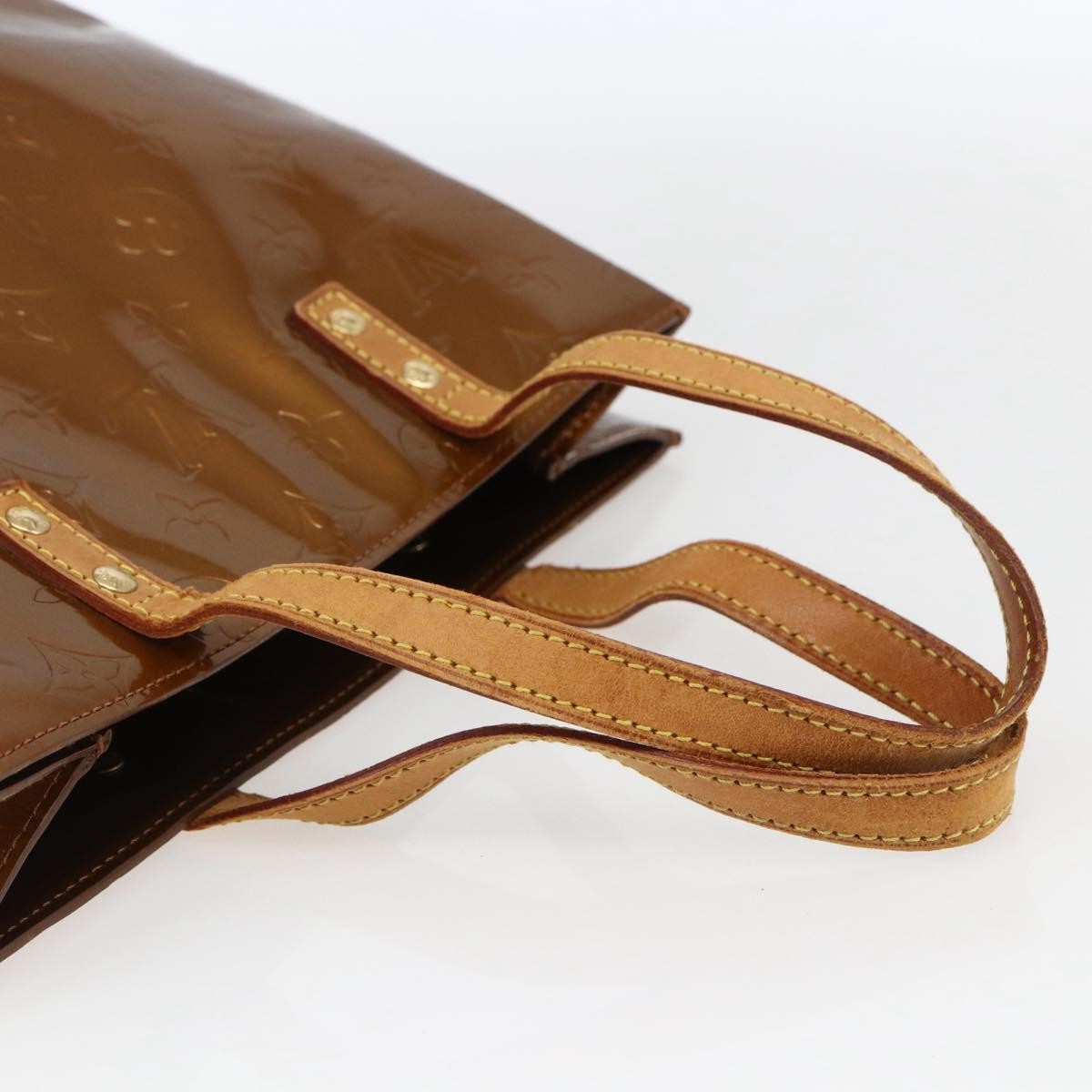 Louis Vuitton Reade Handbag Monogram Vernis, BROWN, PATENT_LEATHER, Tote bag