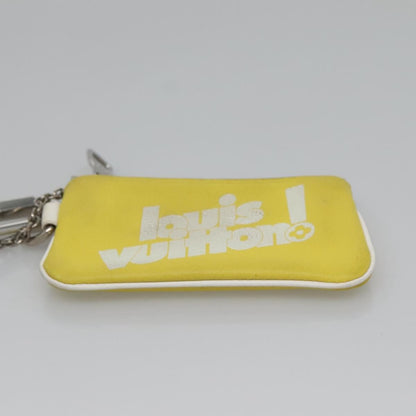 Louis Vuitton Pochette Clés Everyday LV leather, YELLOW, LEATHER, Wallets