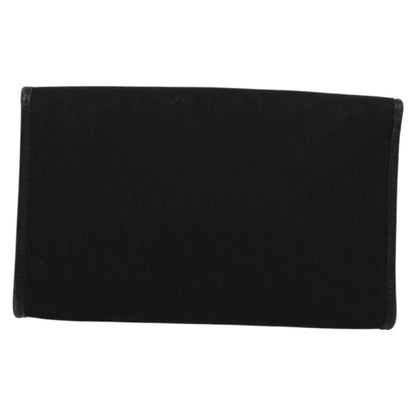 Christian Dior Vintage Trotter Flap Crossbody Bag Canvas, BLACK, CANVAS, Shoulder bag