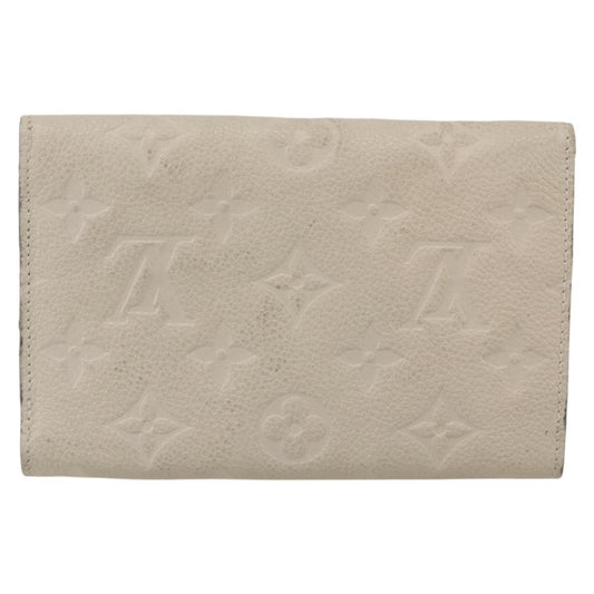 Louis Vuitton Zoe Wallet Monogram Empreinte Leather, BEIGE, LEATHER, Wallets