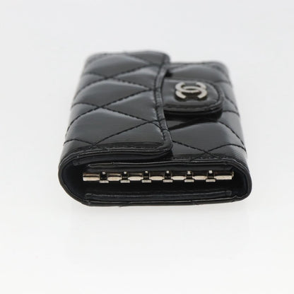 Chanel Vintage CC Keychain Metal, BLACK, EMERALD, Charms and Keychains