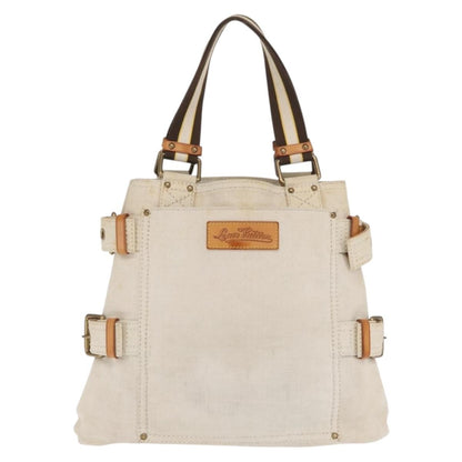 Louis Vuitton Globe Shopper Tote Canvas, BEIGE, CANVAS, Shoulder bag