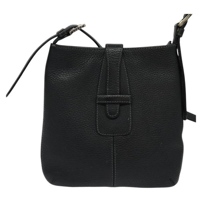 Loewe Vintage Shoulder Bag Leather, BLACK, LEATHER, Shoulder bag