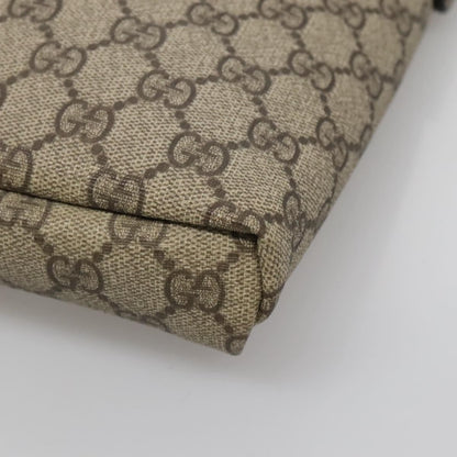 Gucci Flap Messenger GG Coated Canvas, BEIGE, CANVAS, Shoulder bag