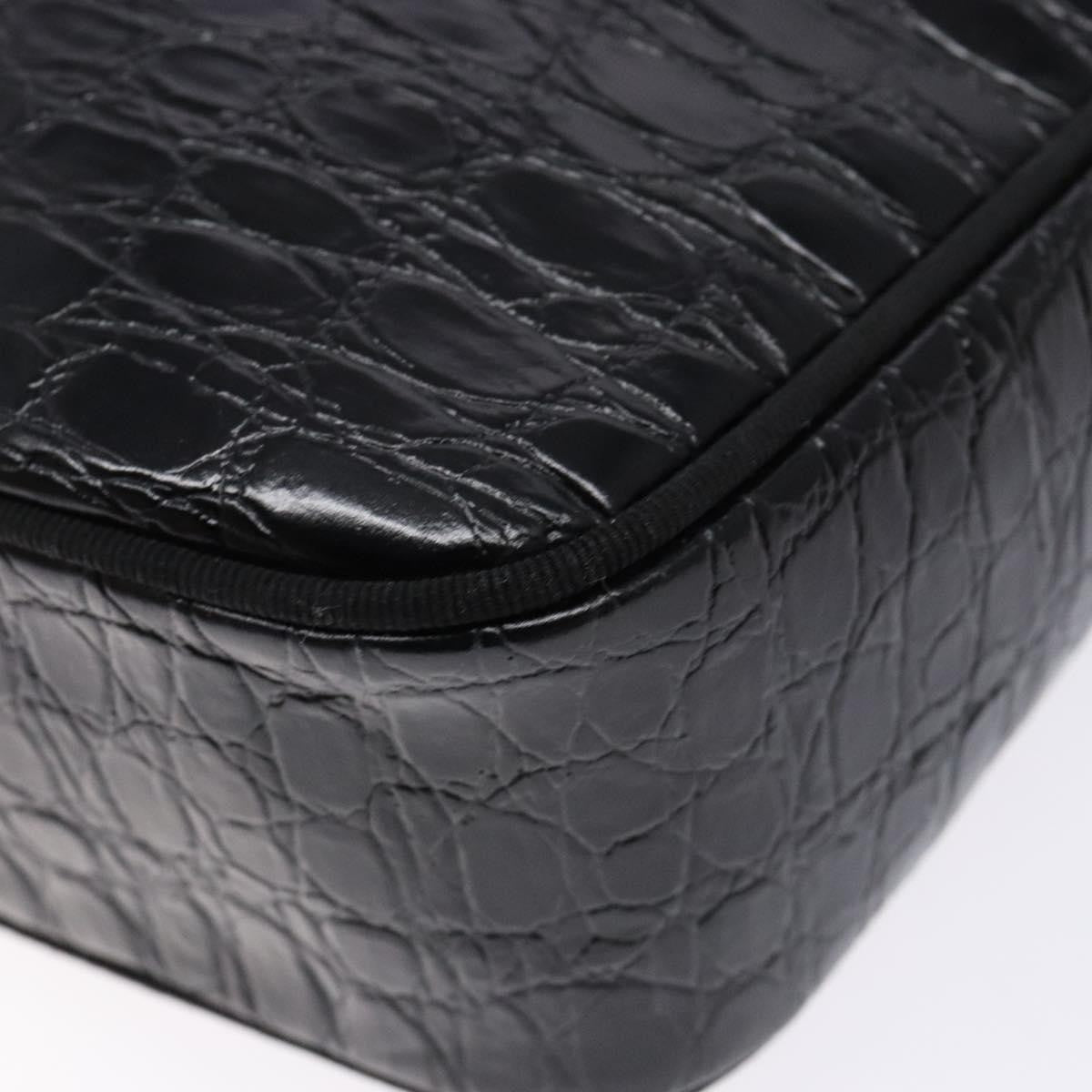 Salvatore Ferragamo Vala Shoulder Bag Leather, BLACK, LEATHER, Shoulder bag