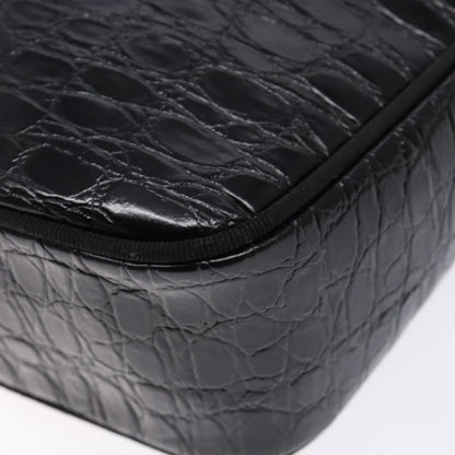 Salvatore Ferragamo Vala Shoulder Bag Leather, BLACK, LEATHER, Shoulder bag