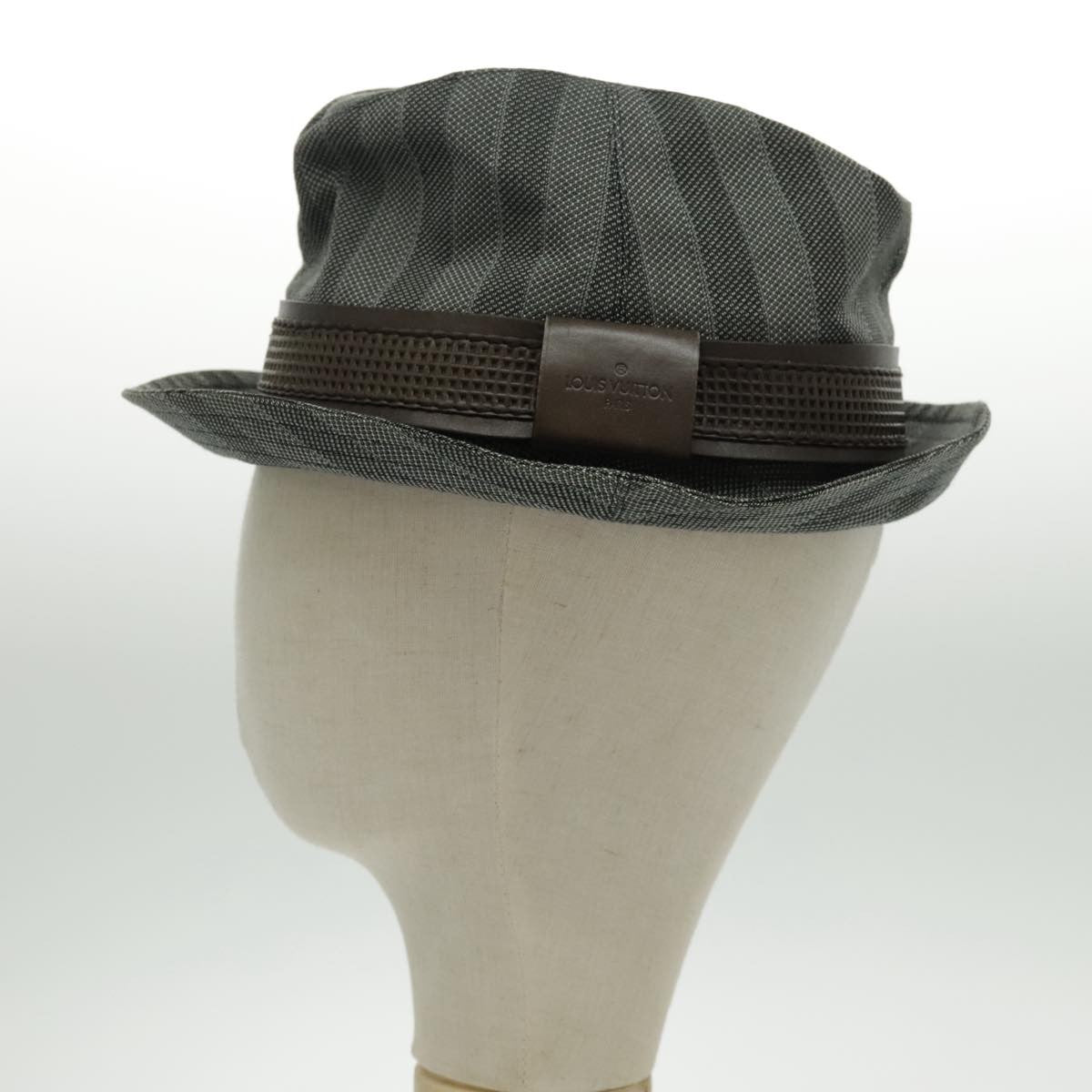 Louis Vuitton LV Graphical Hat Cotton, GRAY, COTTON, Head accessory