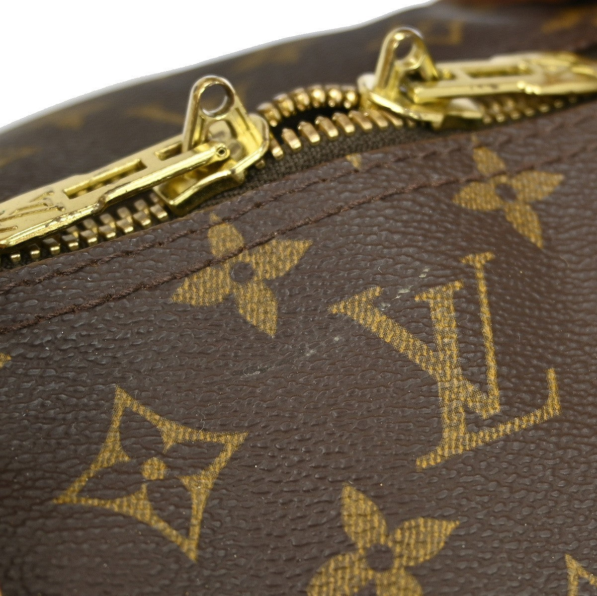 Louis Vuitton Keepall Bag Monogram Canvas, BROWN, CANVAS, Travel bag