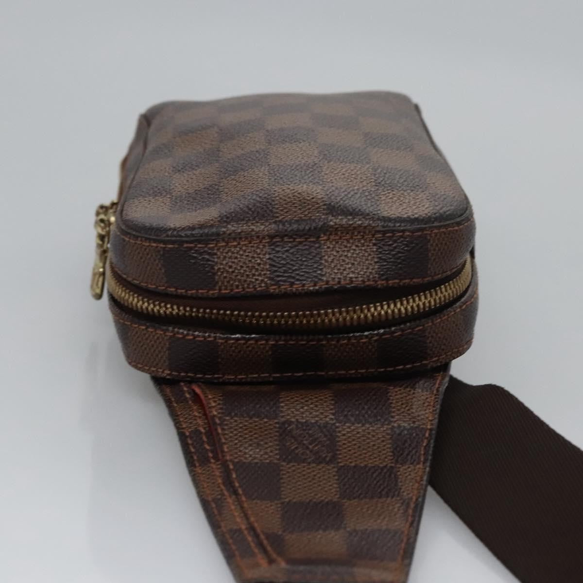 Louis Vuitton Geronimos Waist Bag Damier, BROWN, CANVAS, Shoulder bag