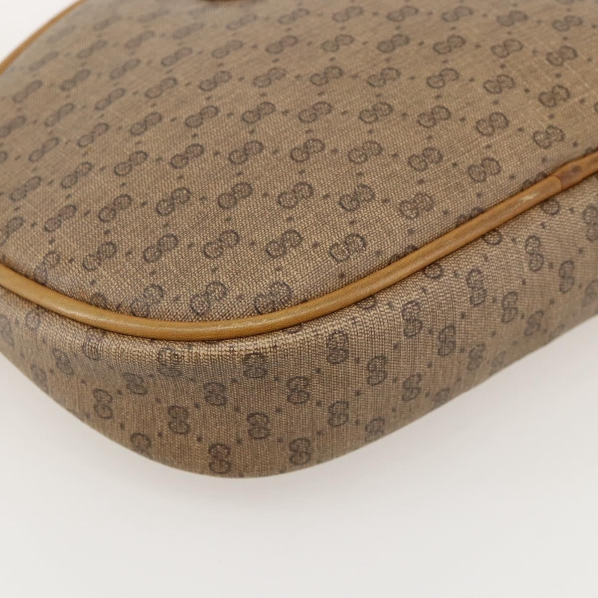 Gucci Micro GG supreme shoulder bag GG canvas, Beige, PVC, Shoulder Bag