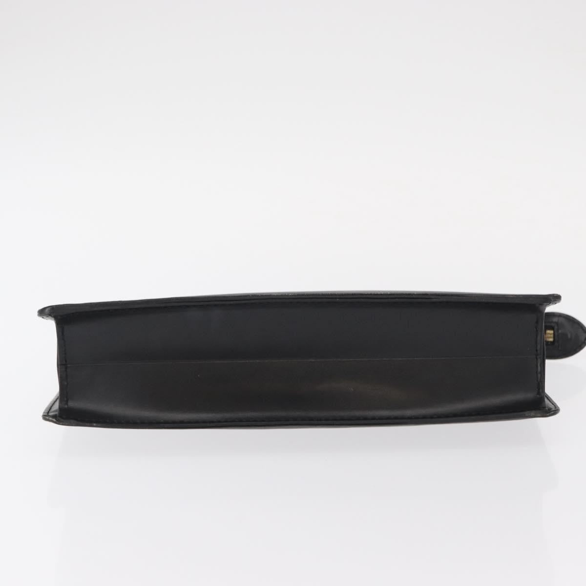 Louis Vuitton Pochette Homme Epi Leather, BLACK, LEATHER, Clutche & pouche