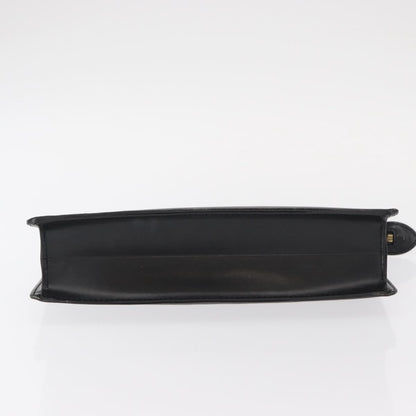 Louis Vuitton Pochette Homme Epi Leather, BLACK, LEATHER, Clutche & pouche