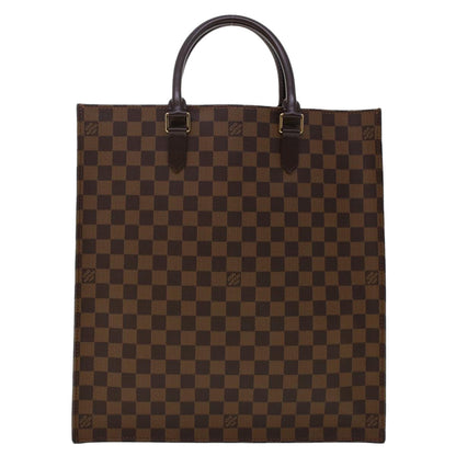 Louis Vuitton Sac Plat Bag Damier, BROWN, CANVAS, Handbag