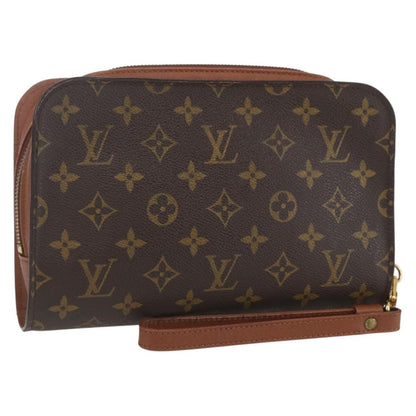 Louis Vuitton Pochette Orsay Monogram Canvas, BROWN, CANVAS, Clutche & pouche