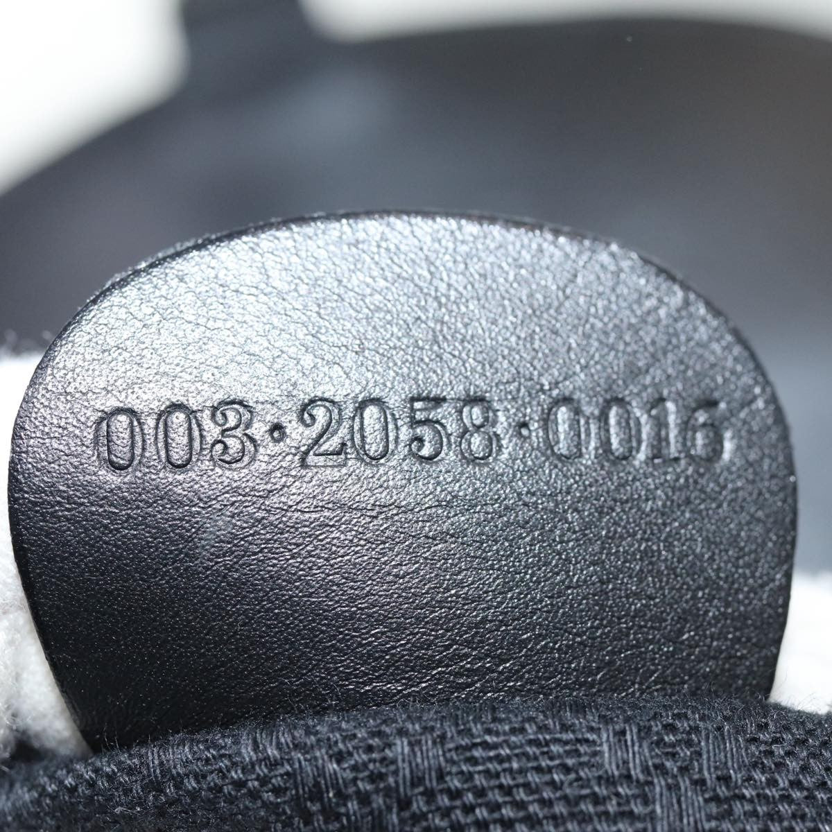 Gucci Vintage Bamboo Backpack Leather, BLACK, LEATHER, Backpack