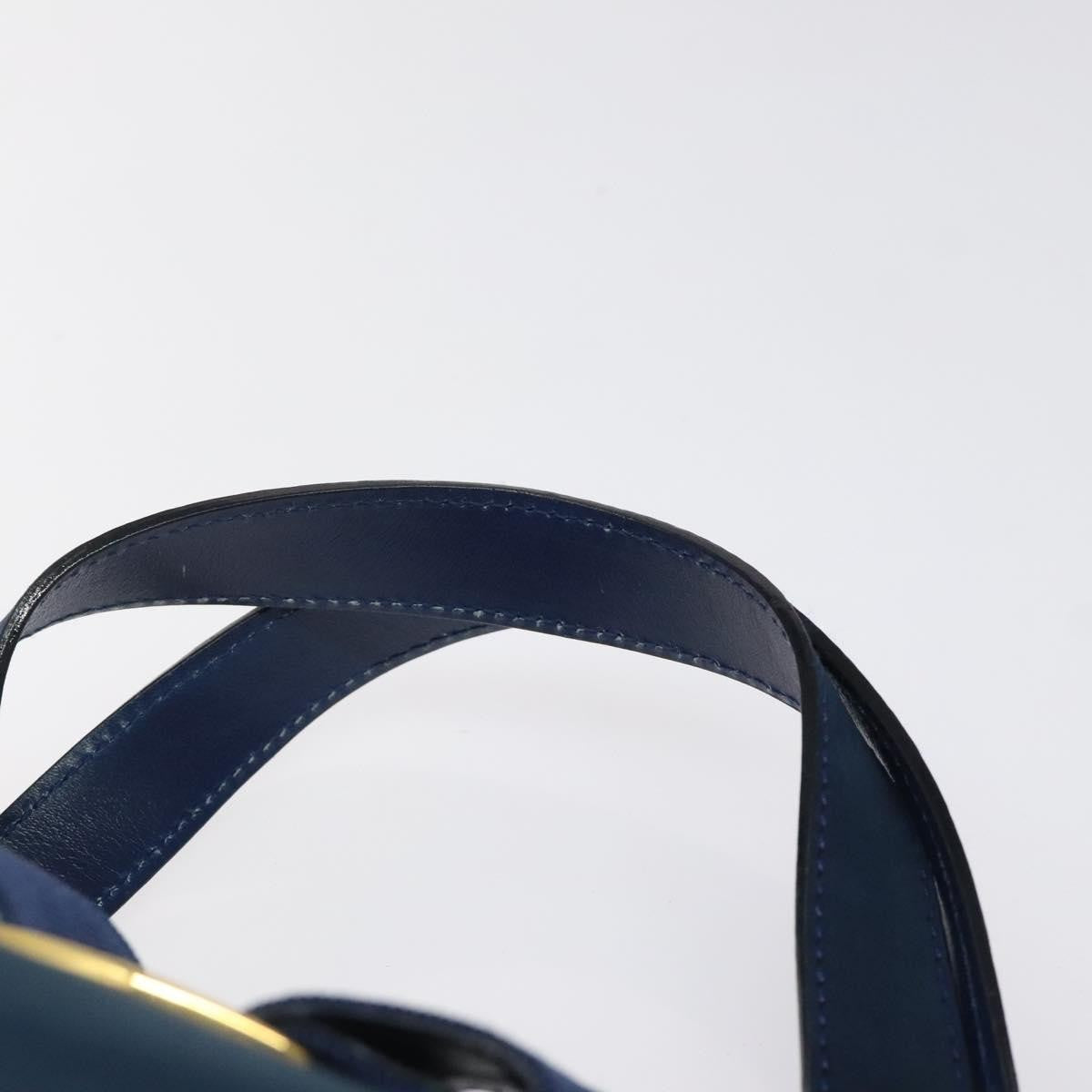 Salvatore Ferragamo Vala Handbag Suede, BLUE, SUEDE, Handbag