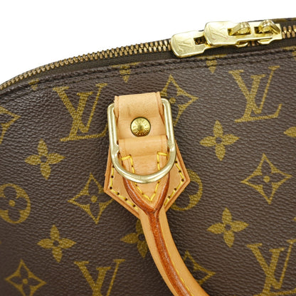 Louis Vuitton Alma Handbag Monogram Canvas, BROWN, CANVAS, Handbag