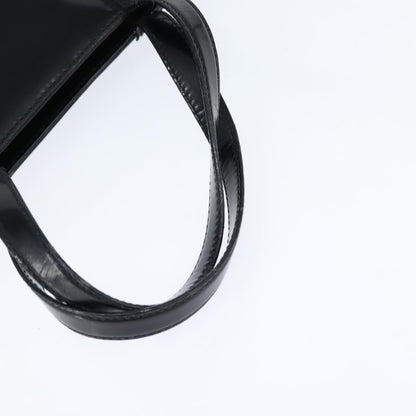 Salvatore Ferragamo Gancini handbag Patent leather, BLACK, PATENT_LEATHER, Handbag