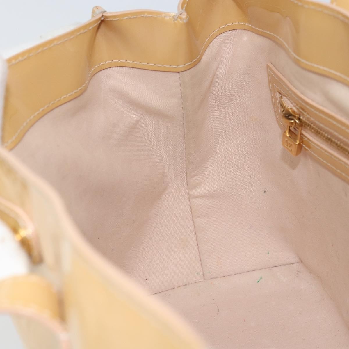 Louis Vuitton Wilshire Handbag Monogram Vernis, BEIGE, PATENT_LEATHER, Tote bag