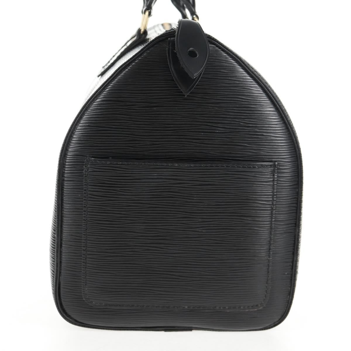 Louis Vuitton Speedy Handbag Epi Leather, BLACK, LEATHER, Handbag