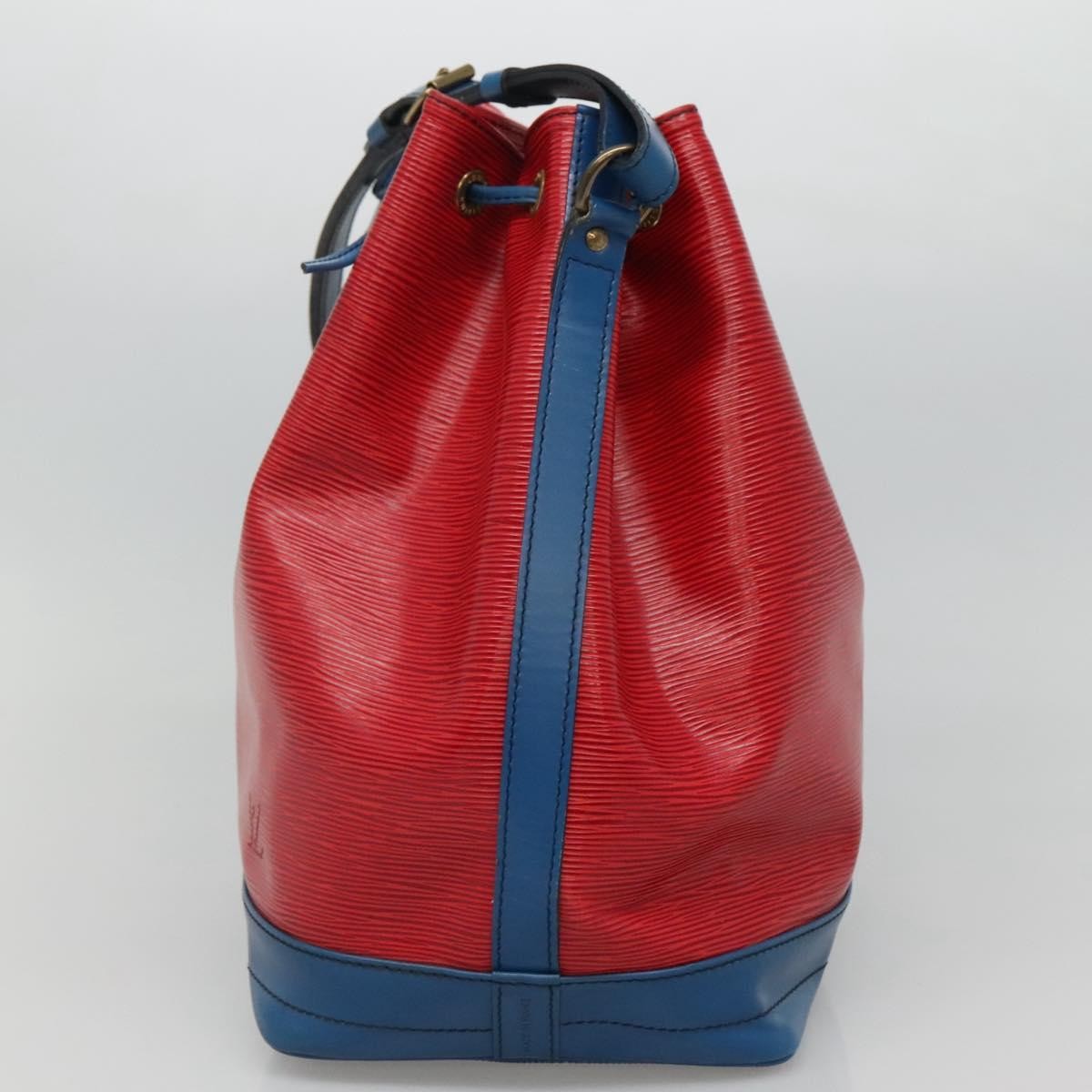 Louis Vuitton Bicolor Noe Handbag Epi Leather, RED, LEATHER, Handbag