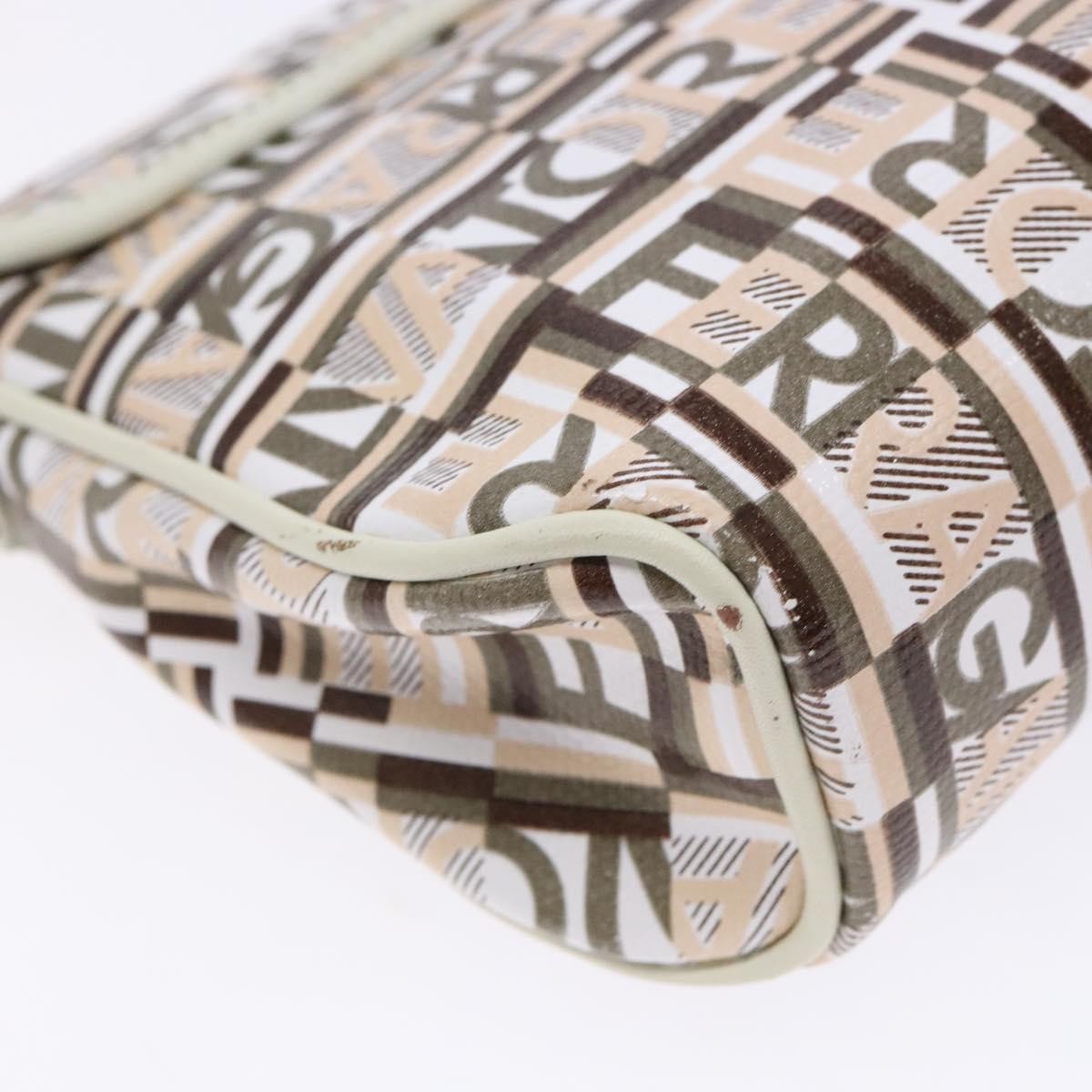 Salvatore Ferragamo Vintage clutch Bag Canvas, BEIGE, CANVAS, Clutche & pouche