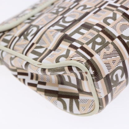Salvatore Ferragamo Vintage clutch Bag Canvas, BEIGE, CANVAS, Clutche & pouche