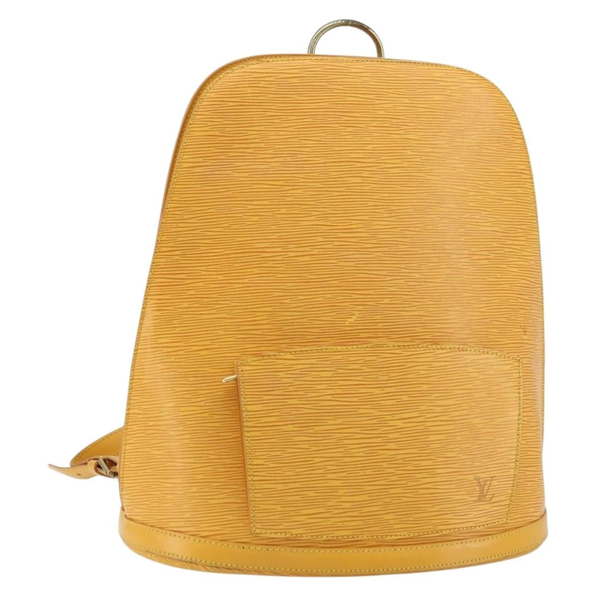 Louis Vuitton Gobelins Backpack Epi Leather, Yellow, Leather, Backpack