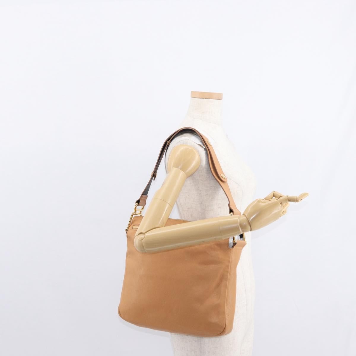 Chloe Vanessa Shoulder Bag Leather, BROWN, LEATHER, Shoulder bag