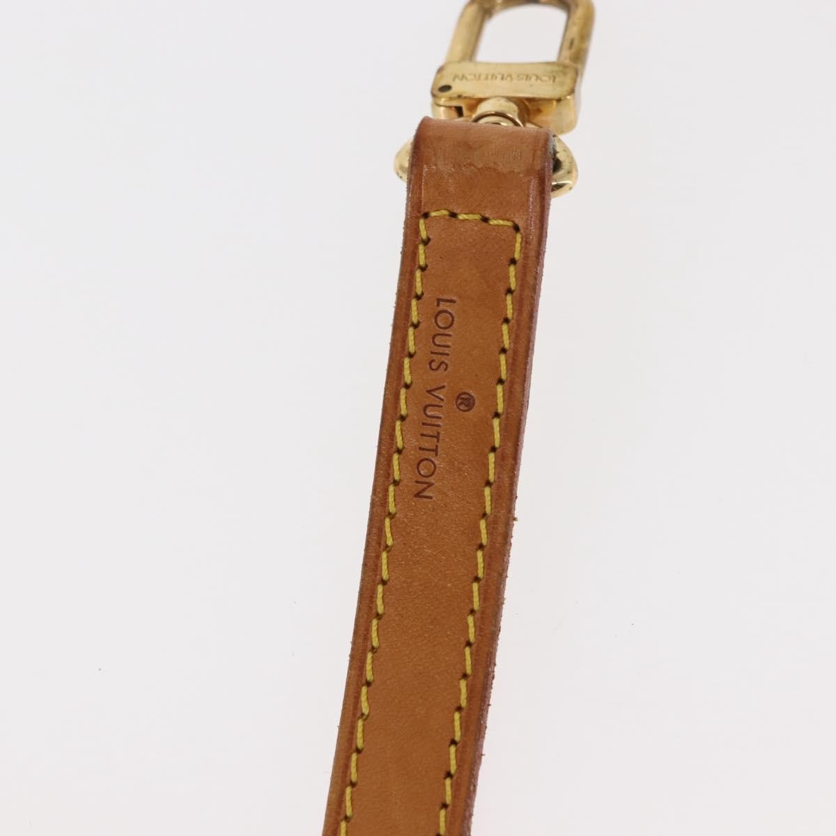 Louis Vuitton Bandouliere Leather, BEIGE, LEATHER, Straps