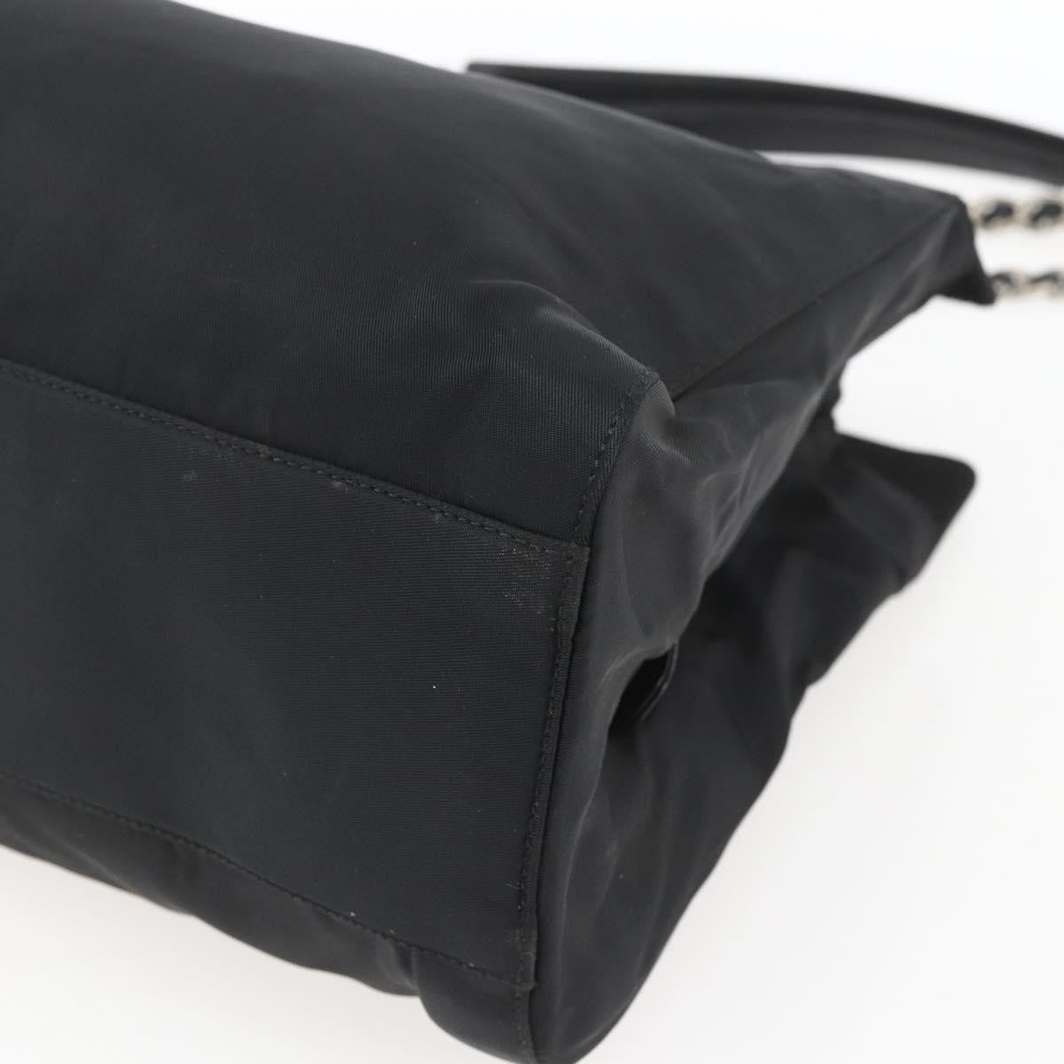 Prada Vintage Shoulder Bag Tessuto, BLACK, NYLON, Shoulder bag