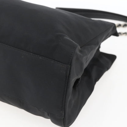 Prada Vintage Shoulder Bag Tessuto, BLACK, NYLON, Shoulder bag