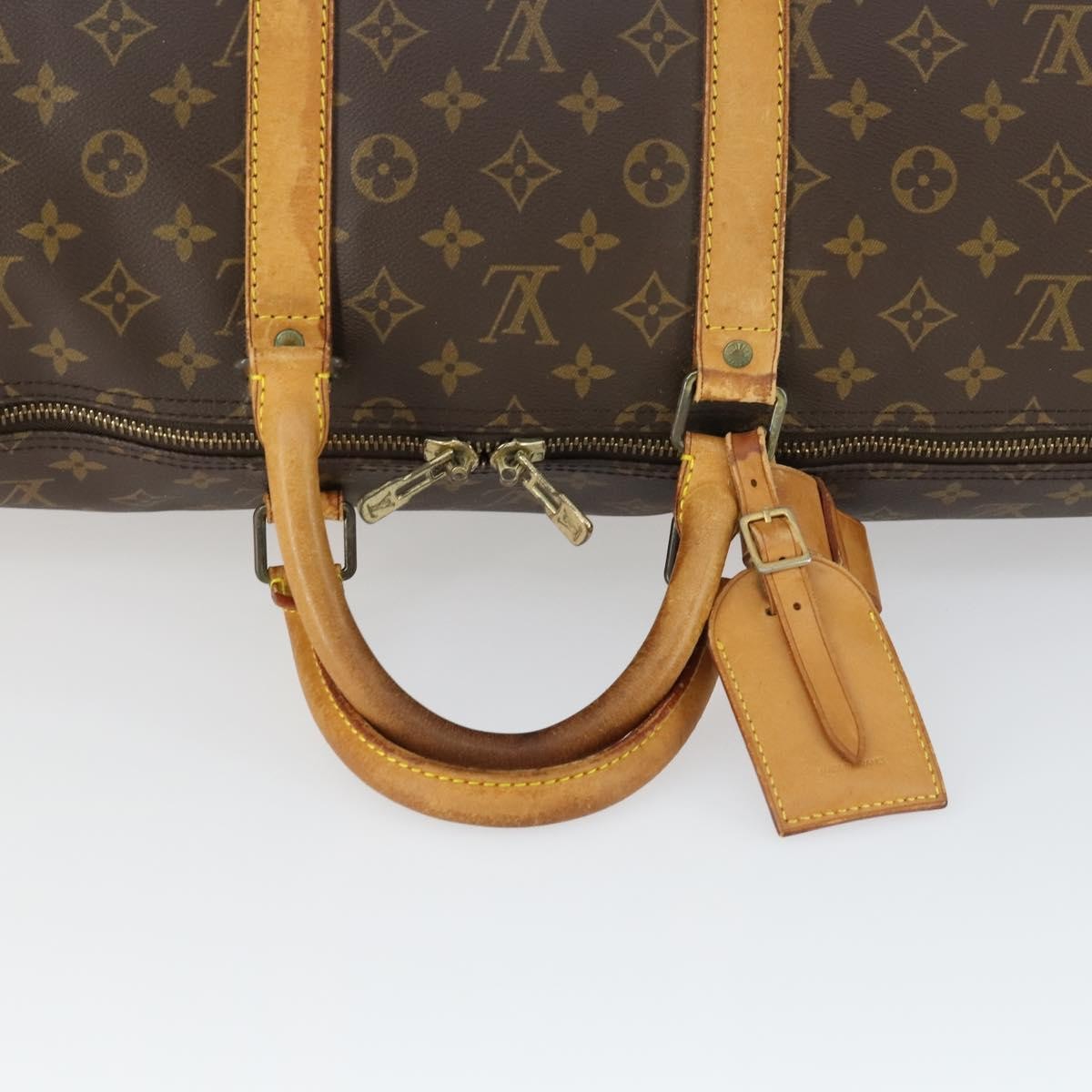 Louis Vuitton Keepall Bag Monogram Canvas, Brown, Canvas, Travel Bag