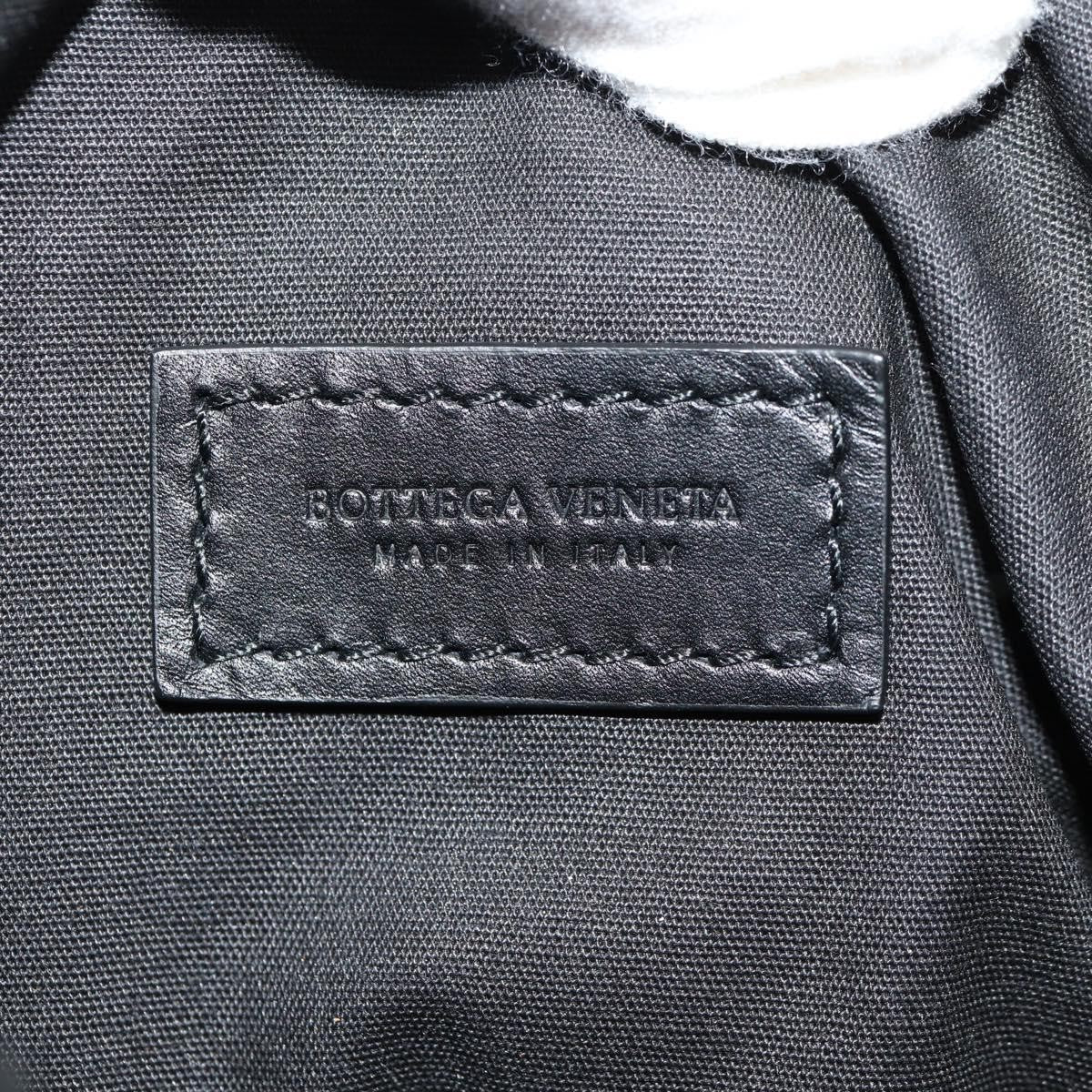 Bottega Veneta Paper Bucket Bag Perforated Leather, BLACK, LEATHER, Shoulder bag