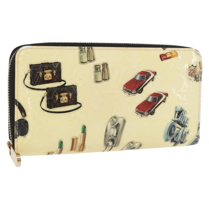 Louis Vuitton Nicolas Ghesquière Zippy Wallet Patent Monogram, White, Patent Leather, Wallet
