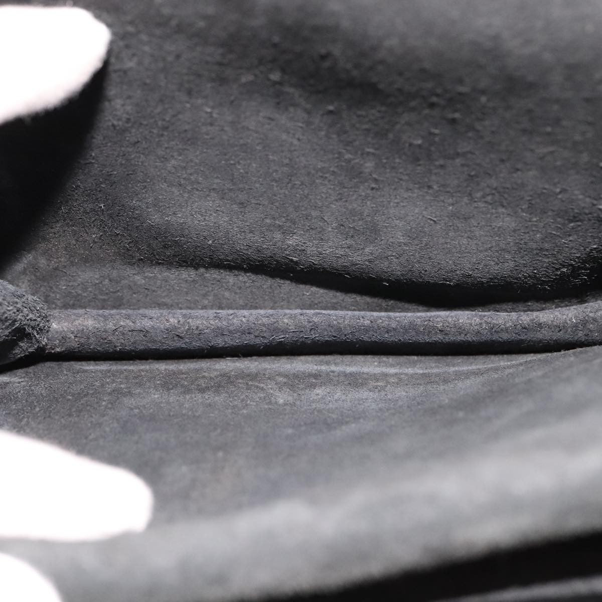 Christian Dior Vintage Shoulder Bag Leather, BLACK, LEATHER, Shoulder bag