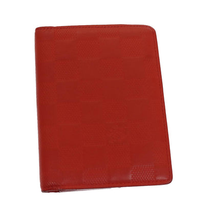 Louis Vuitton Infini Organiser Leather, Red, Leather, Wallet