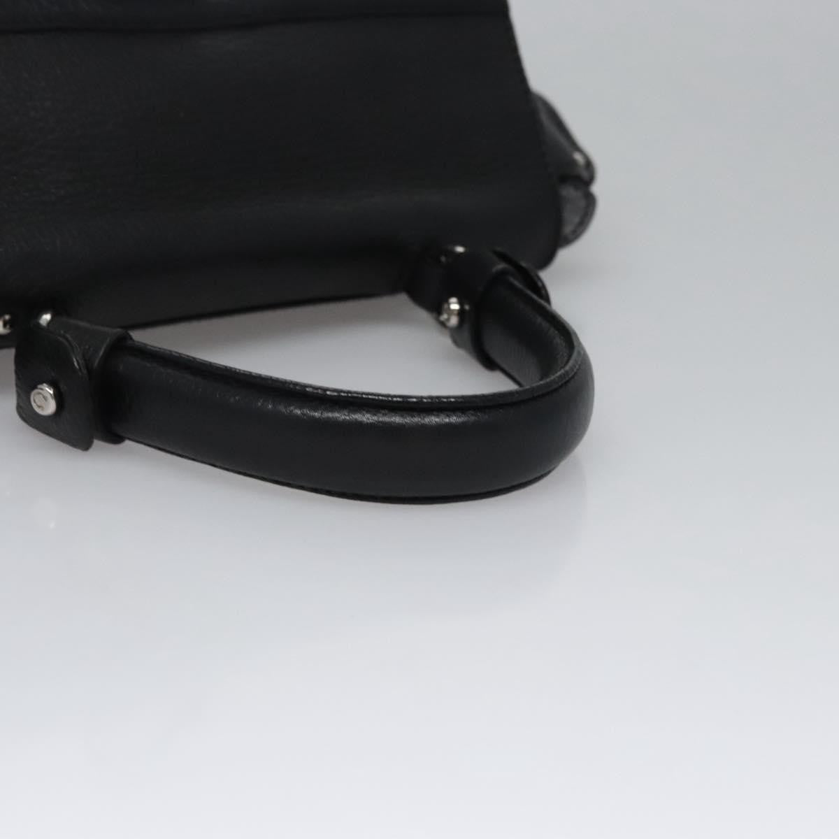 Salvatore Ferragamo Sofia Satchel Leather, BLACK, LEATHER, Handbag