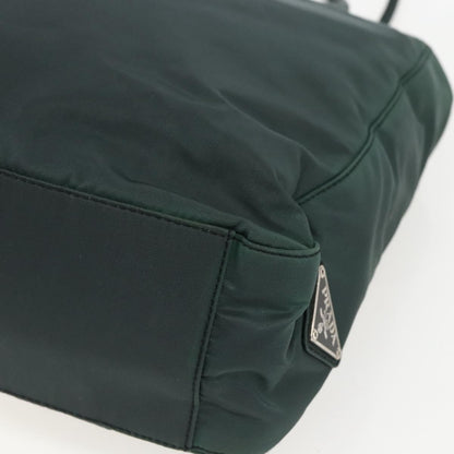 Prada Vintage Tote Tessuto, GREEN, NYLON, Tote bag