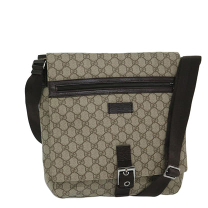 Gucci GG Supreme Messenger Bag GG canvas, BEIGE, CANVAS, Shoulder bag