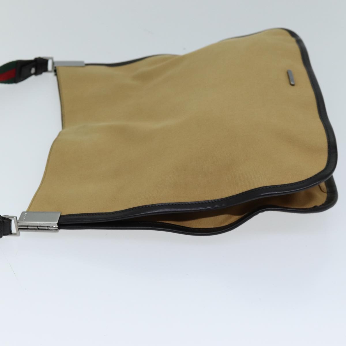 Gucci Vintage Shoulder Bag Canvas, BEIGE, CANVAS, Shoulder bag