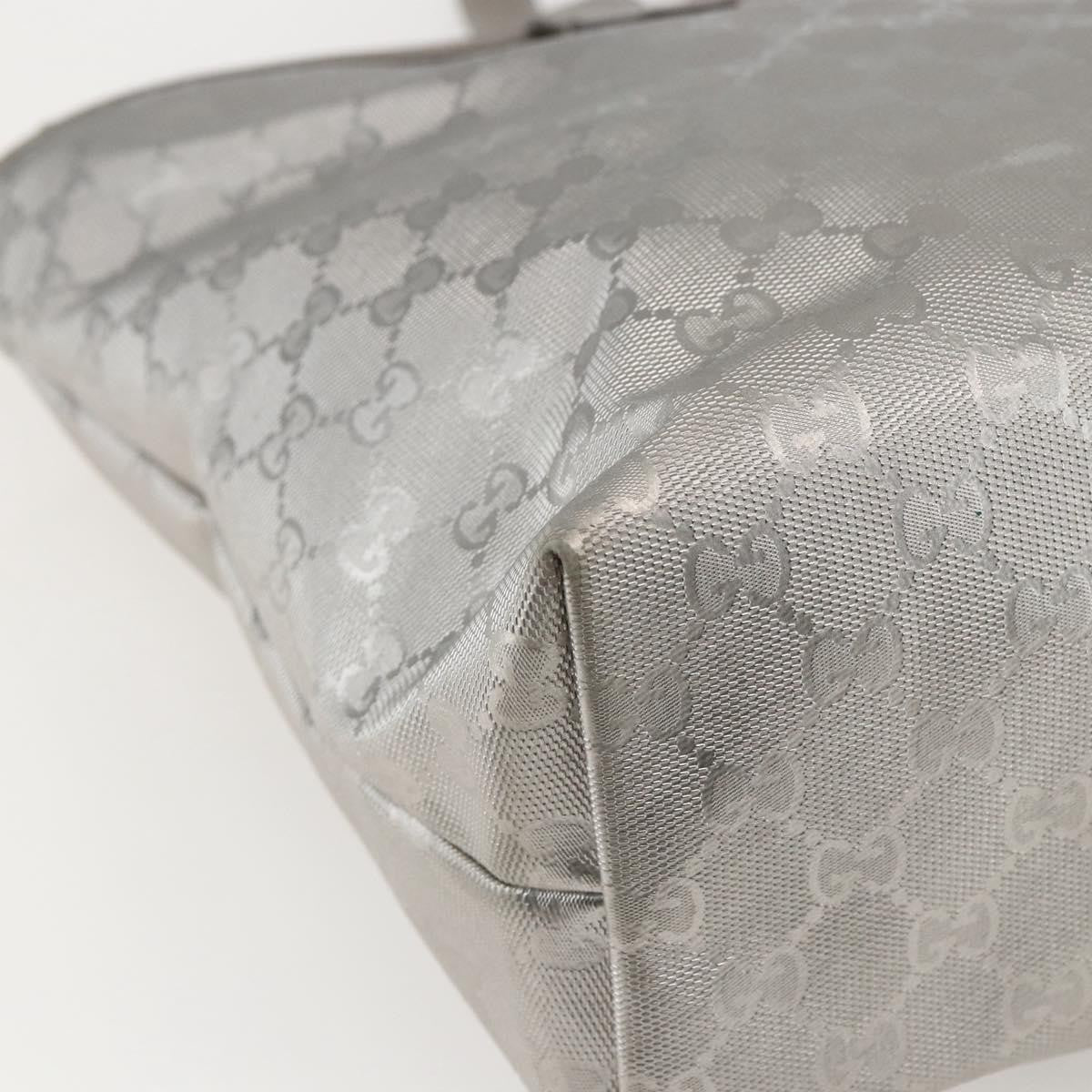 Gucci Plus Tote GG Imprime, SILVER, CANVAS, Tote bag