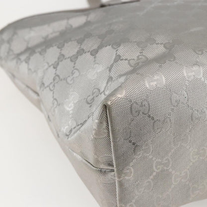 Gucci Plus Tote GG Imprime, SILVER, CANVAS, Tote bag