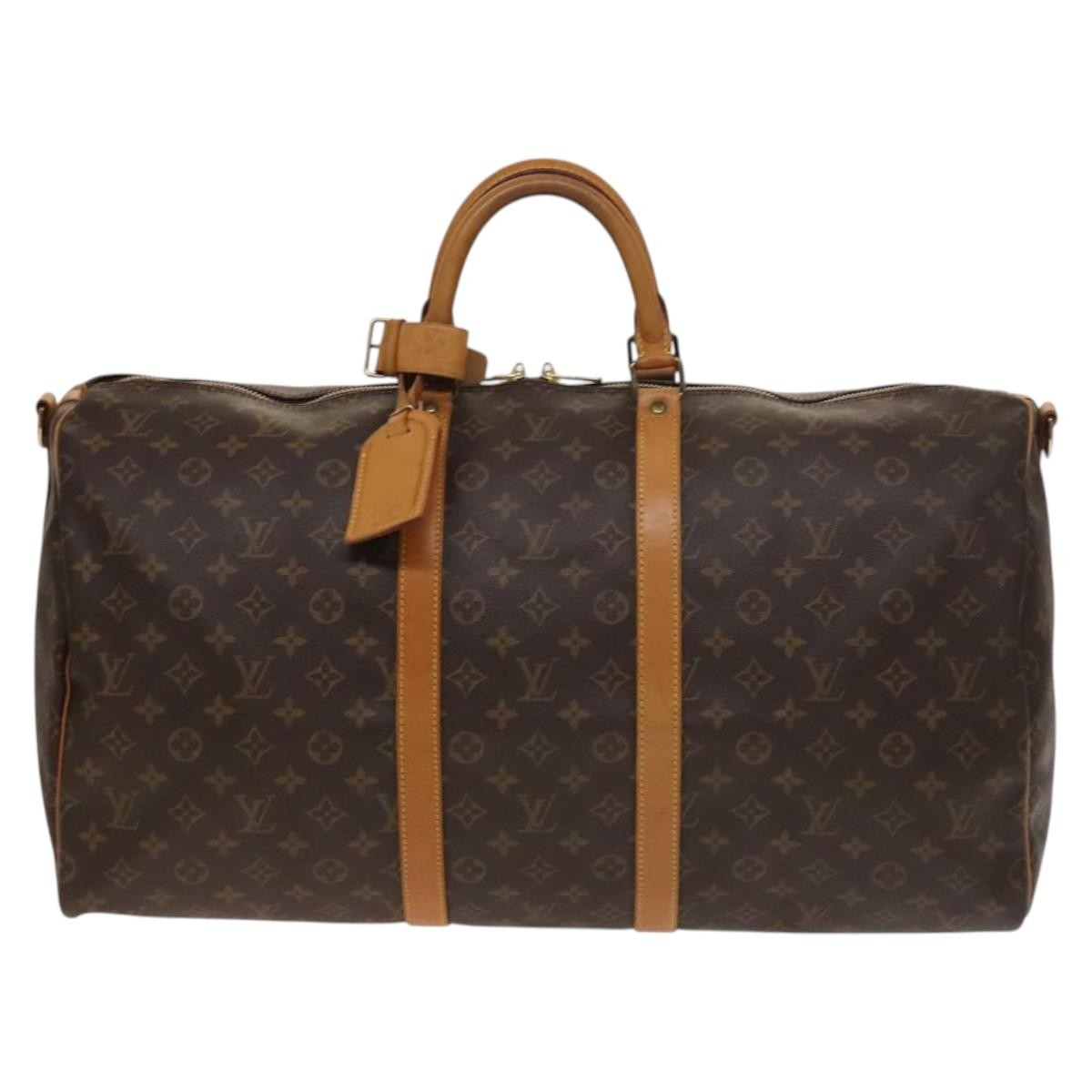 Louis Vuitton Keepall Bandouliere Bag Monogram Canvas, MULTICOLOUR, CANVAS, Travel bag