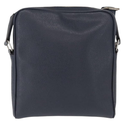 Louis Vuitton Alex Messenger Bag Taiga Leather, NAVY, LEATHER, Shoulder bag