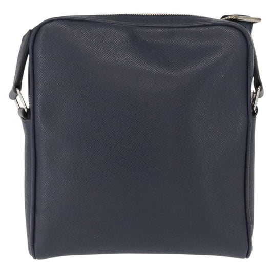 Louis Vuitton Alex Messenger Bag Taiga Leather, NAVY, LEATHER, Shoulder bag