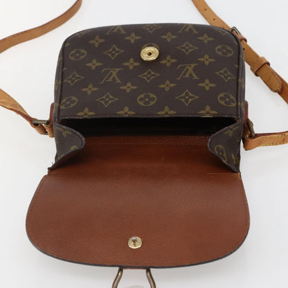 Louis Vuitton Saint Cloud Handbag Monogram Canvas, BROWN, CANVAS, Shoulder bag