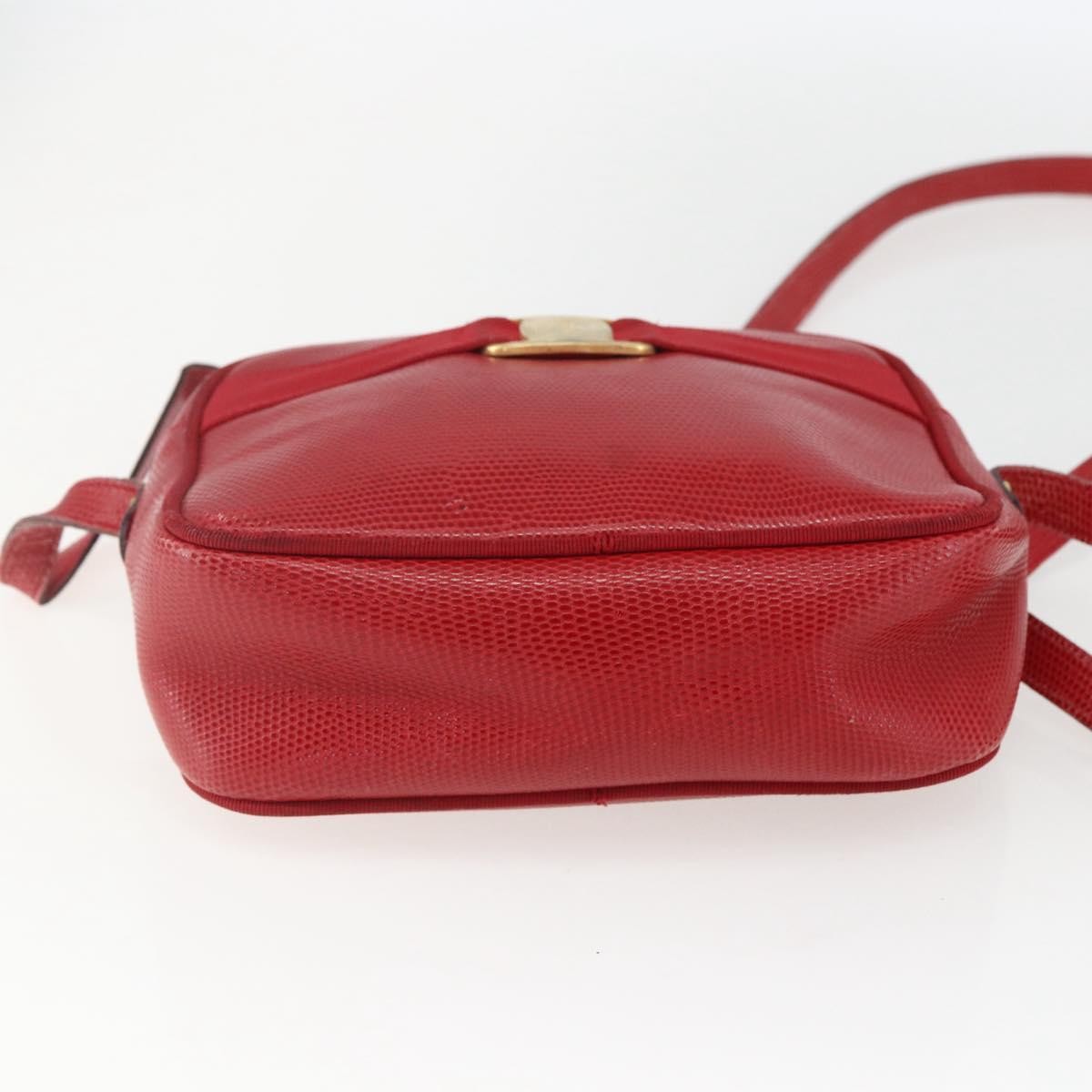 Salvatore Ferragamo Vara Bow camera Shoulder Bag Leather, RED, LEATHER, Shoulder bag
