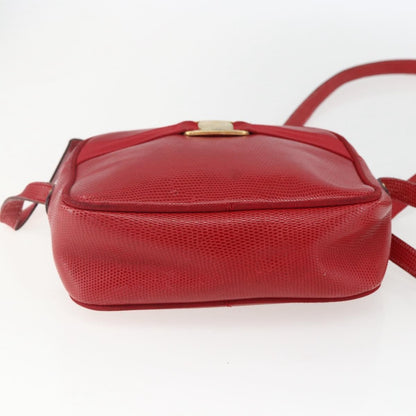Salvatore Ferragamo Vara Bow camera Shoulder Bag Leather, RED, LEATHER, Shoulder bag